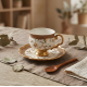 Coffee Cup and Saucer Set - 12 Pcs